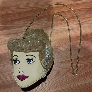 Danielle Nicole Cinderella Face Crossbody Chain Bag